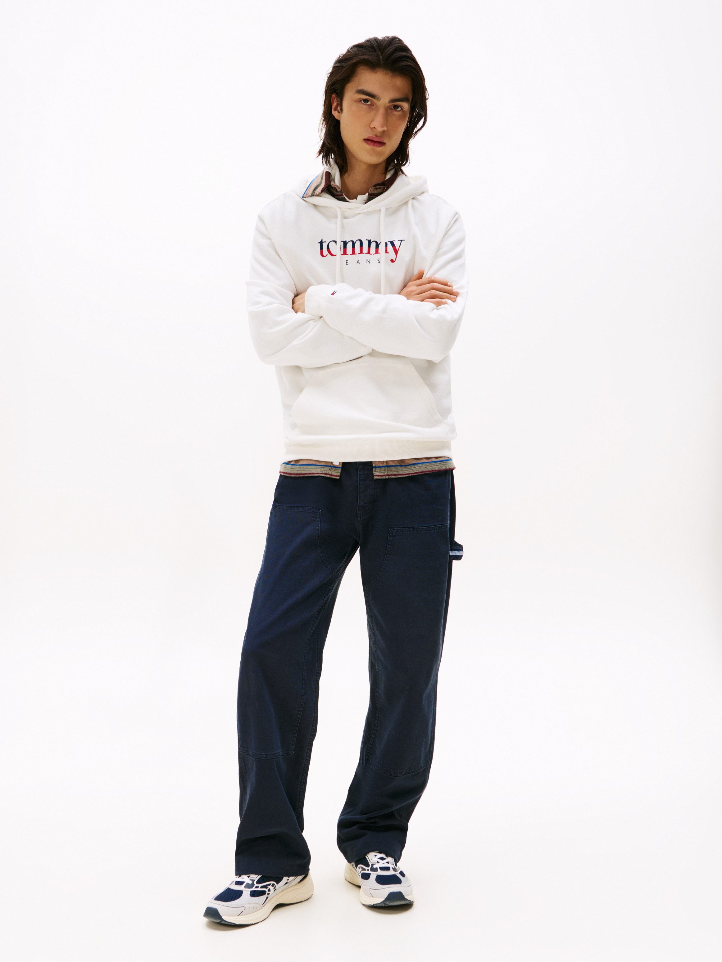 Tommy Jeans Hoodie TJM DNA Sweatshirt, Reuglar Fit, mit Logo