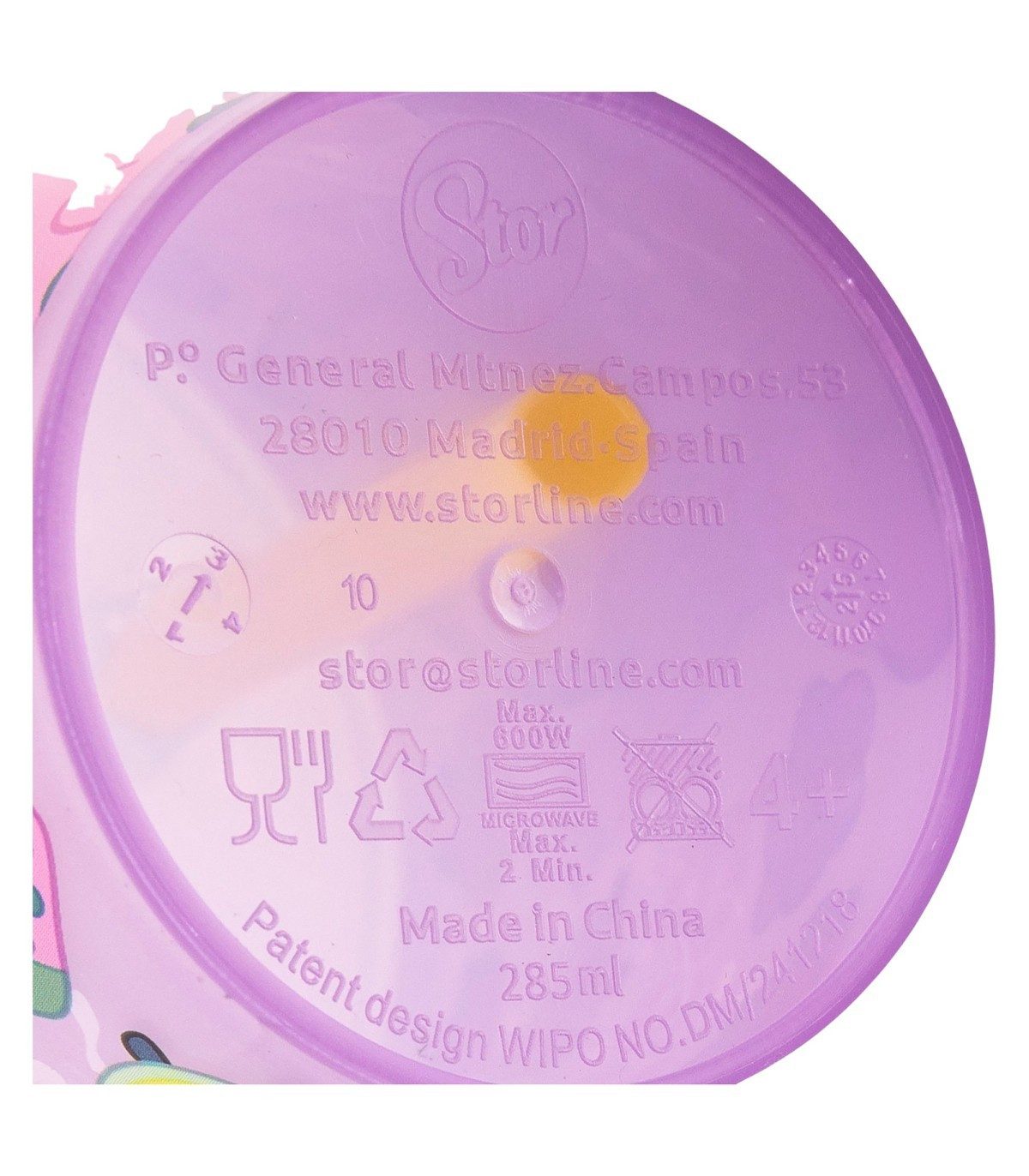 Bluey Becher Kinder Becher Set 4 teilig 285 ml Becher mit Trinkhalm, 4-tlg.