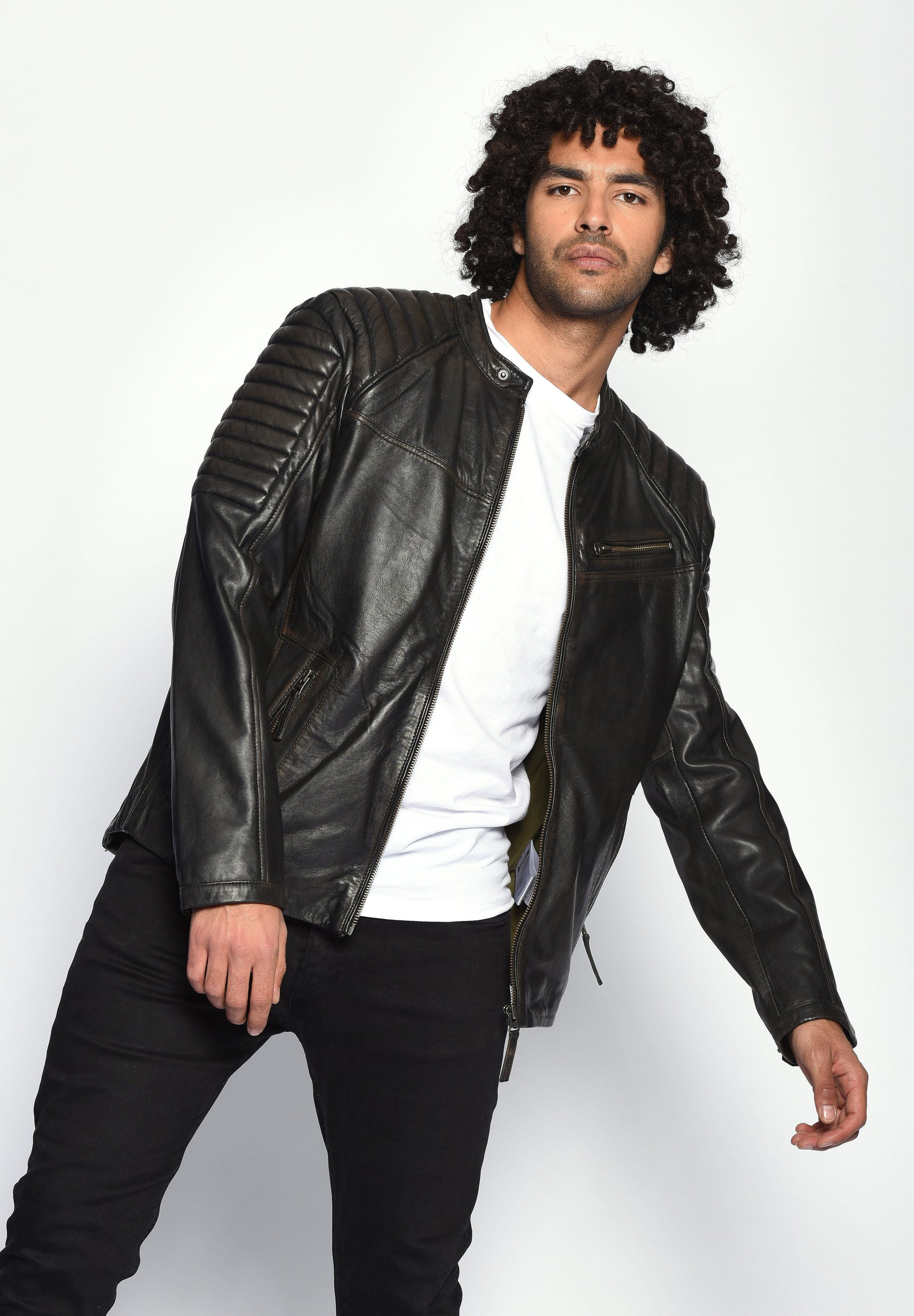 MUSTANG Lederjacke Denis