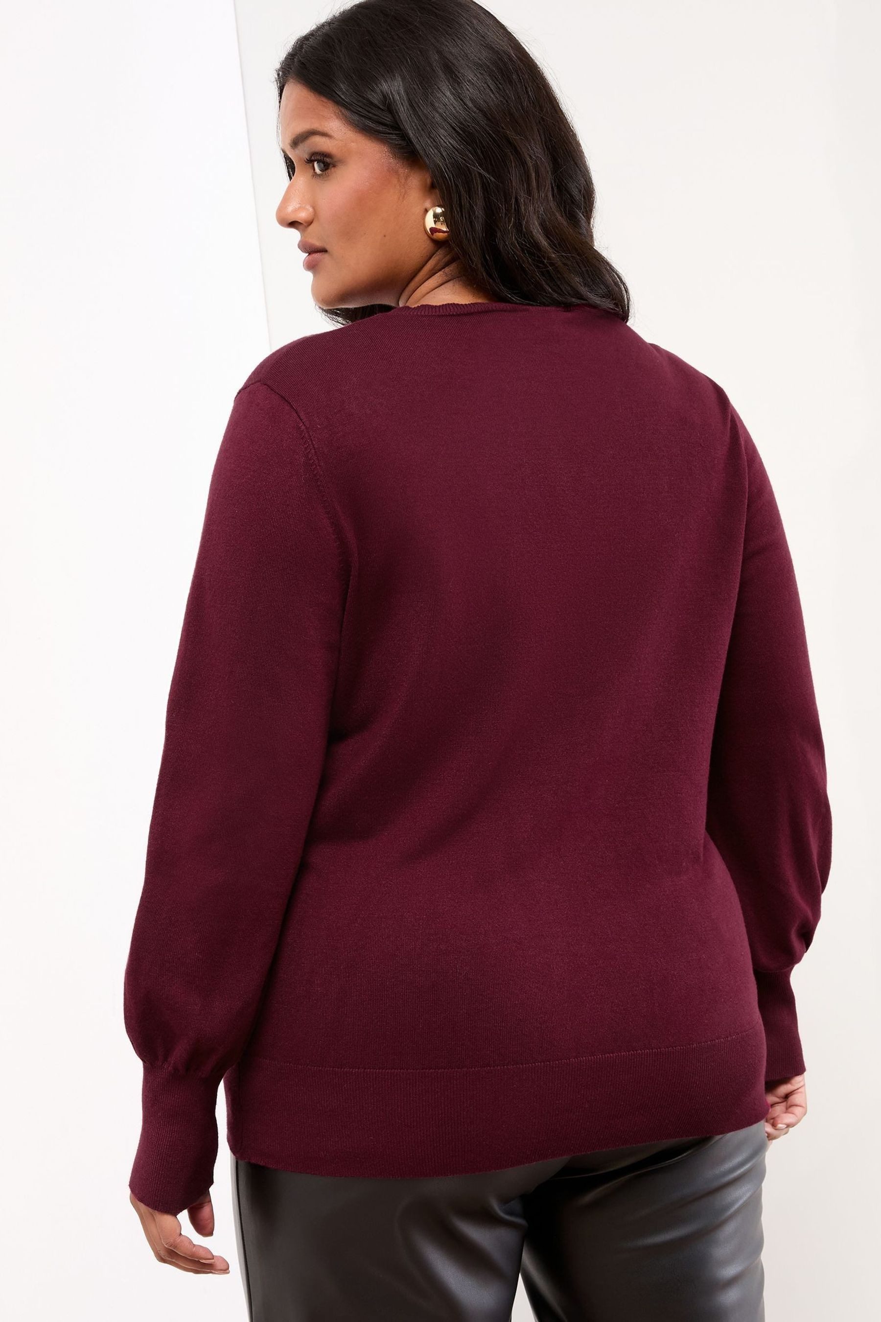LIPSY Rundhalspullover Lipsy Weihnachten Strickpullover, Curve (1-tlg)