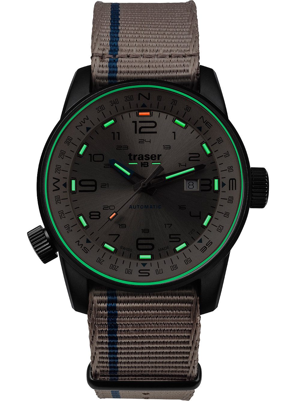 Traser Automatikuhr Traser H3 110454 P68 Pathfinder Automatik Herrenuhr 46mm 10ATM Traser H3 110454 P68 Pathfinder Automatik Herrenuhr 46mm 10ATM