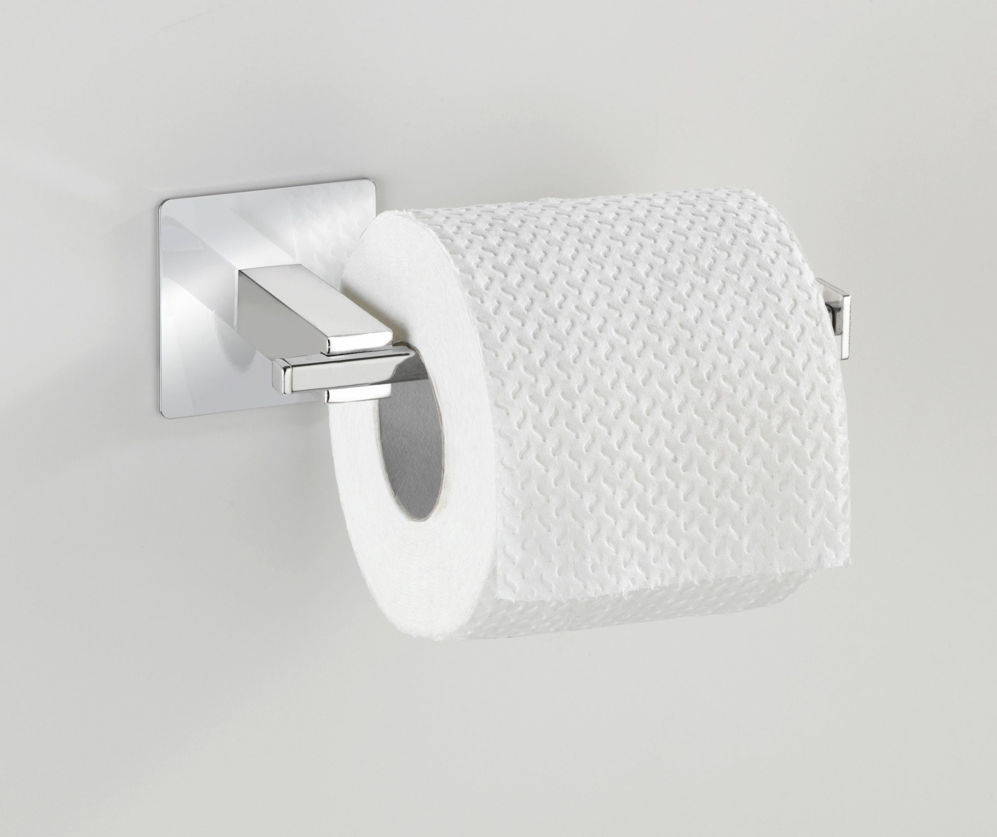 WENKO Toilettenpapierhalter Turbo-Loc Quadro (1-St)