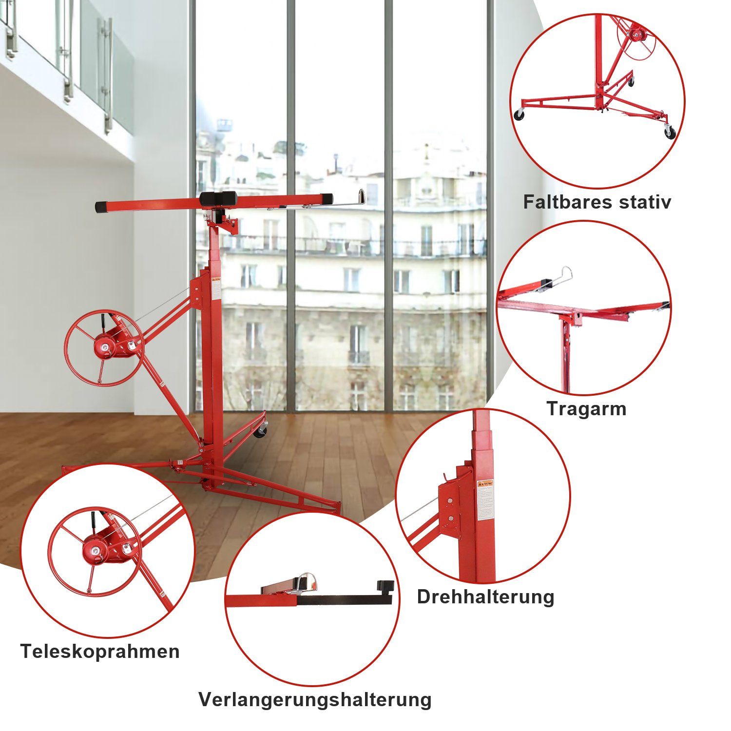 Plattenheber Rigipsplatte Verschiedene Montagehilfe, -] Panel Plattenheber XXL Gimisgu