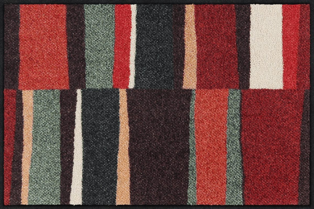 Salonloewe Fußmatte Fußmatte 50x75 Rhythm Lines, Eingangsmatte normal, Höhe: 500 mm