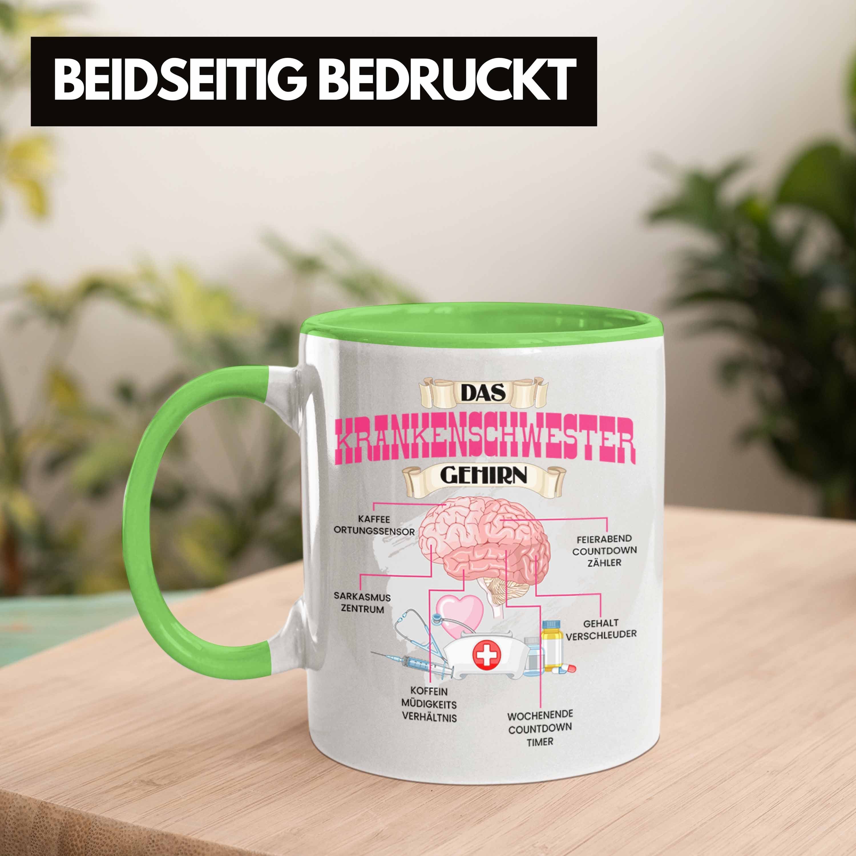 Trendation Tasse Tasse Krankenschwester Grün Trendation für - Lustiges Krankenhaus Geschenk