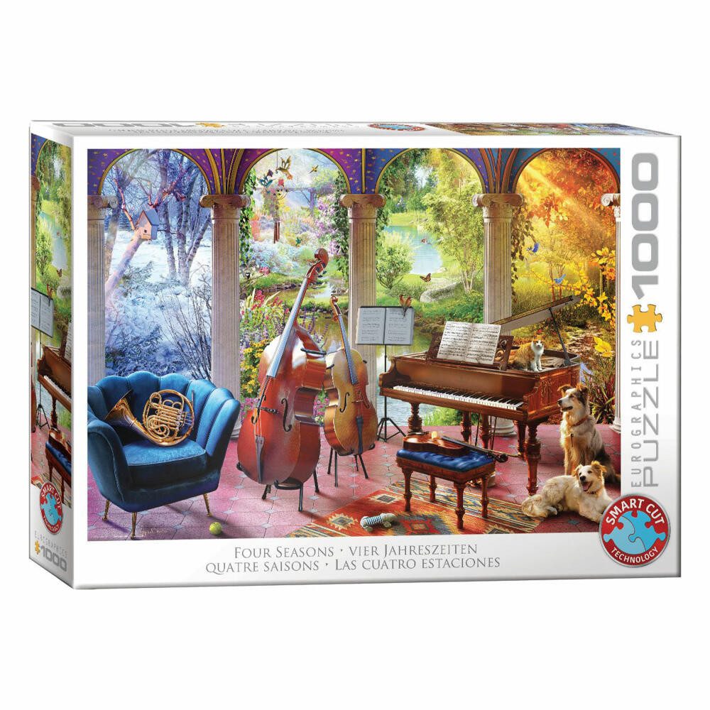 EUROGRAPHICS Puzzle Vier Jahreszeiten- Angelo Bonito, 1000 Puzzleteile