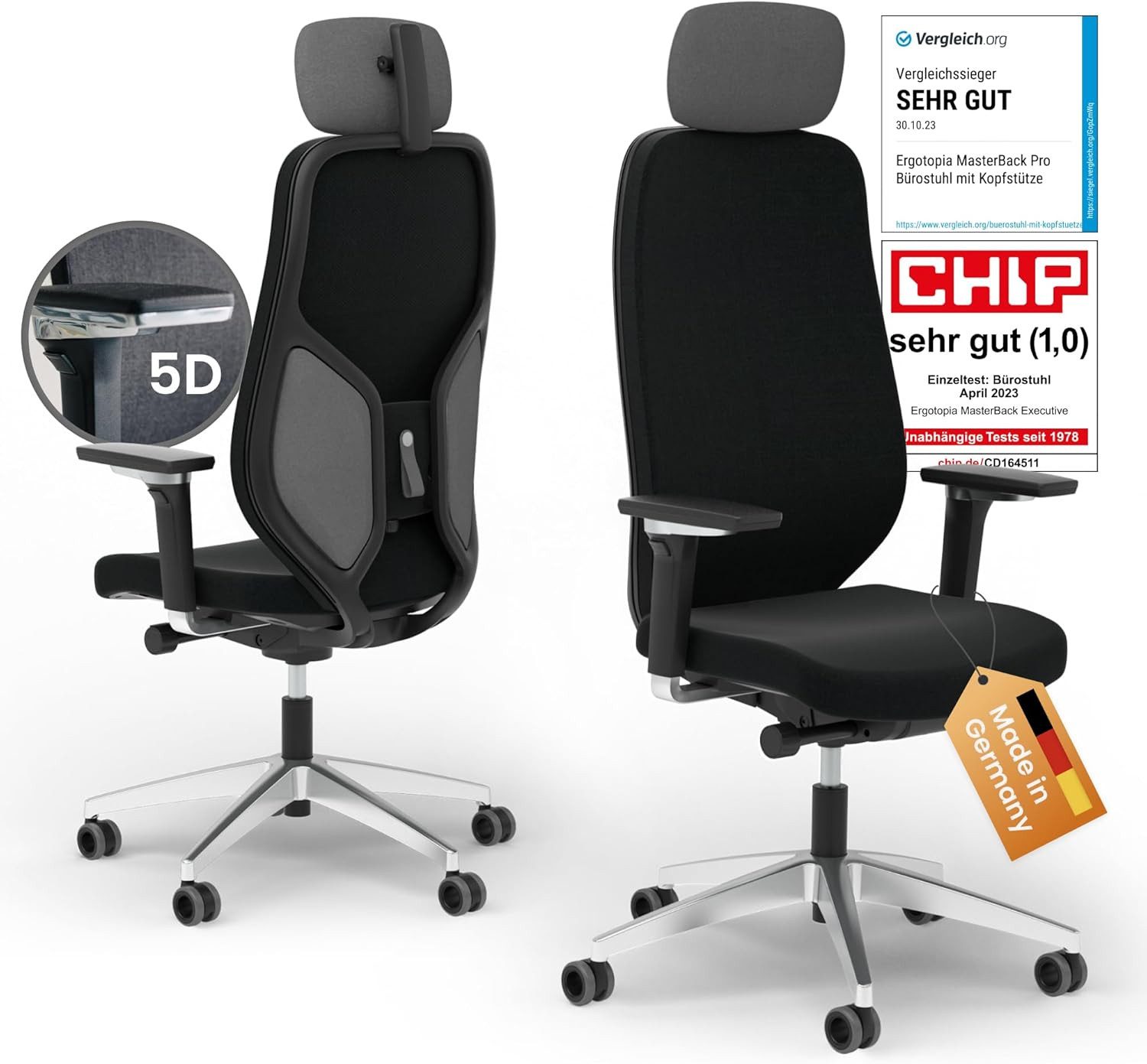 Ergotopia Bürostuhl MasterBack ergonomischer Schreibtischstuhl mit günstig online kaufen