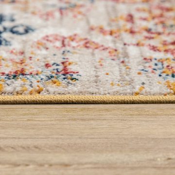 Teppich Wohnzimmer Teppich Kurzflor In Marokkanischem Design, TT Home, Läufer, Höhe: 12 mm