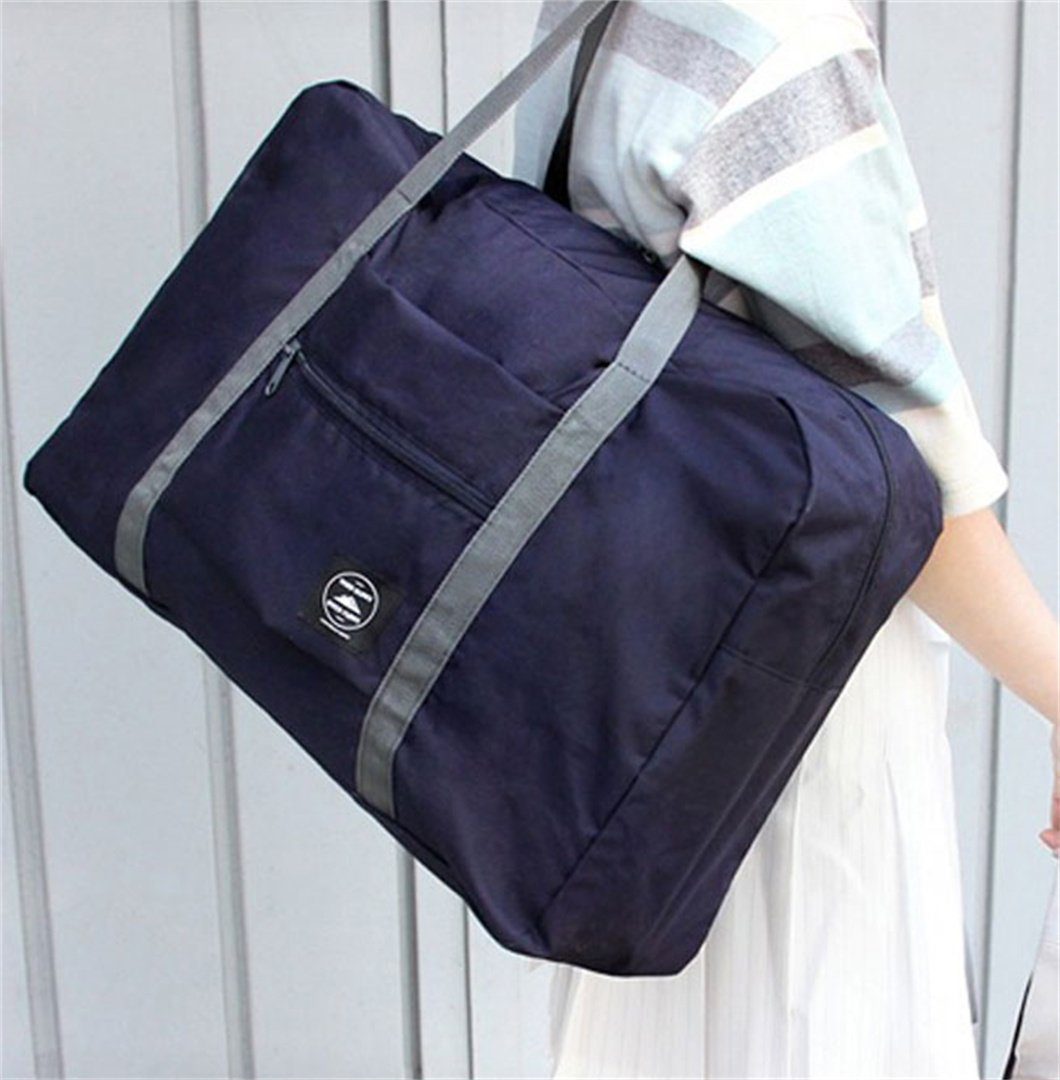 L.Ru UG Aufbewahrungskorb Umzugspacktaschen mit großem Fassungsvermögen (1 St., Flugzeugtasche, tragbare faltbare Reisetasche), Quilt-Aufbewahrungstasche zur Kleidungsorganisation | 