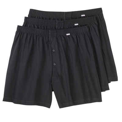 ADAMO Boxershorts Große Größen Herren Boxershorts 3er-Pack schwarz Adamo (Packung, 3-St., 3er-Pack)