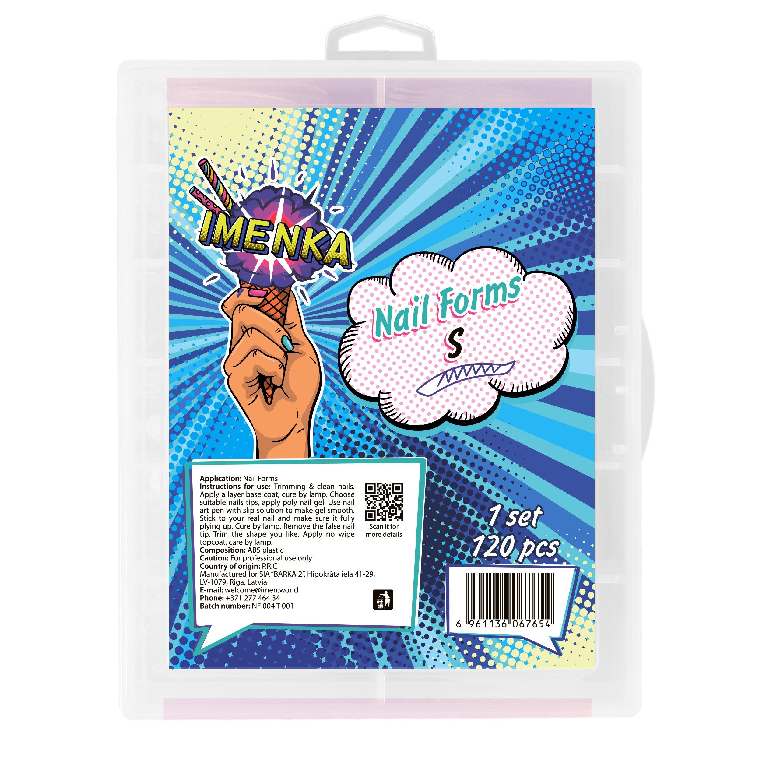 Imenka Nageldesign Zubehör Nail Forms "S"