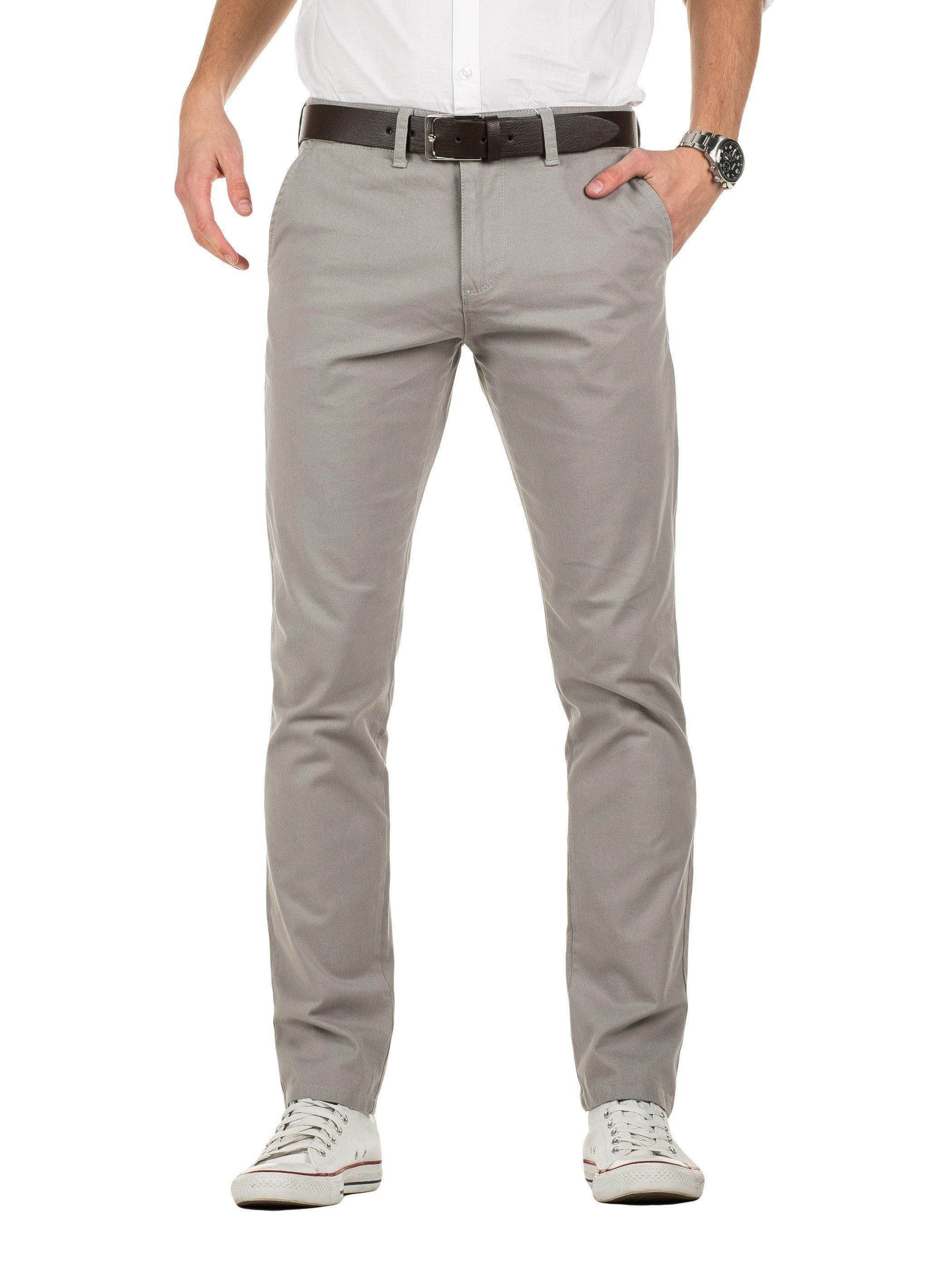 Chinohose Kyle Chino-Hose mit Gürtel