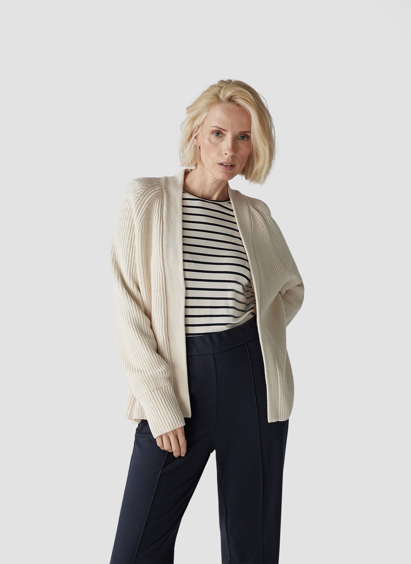 LeComte Strickjacke LeComte Offener Strick-Cardigan mit günstig online kaufen