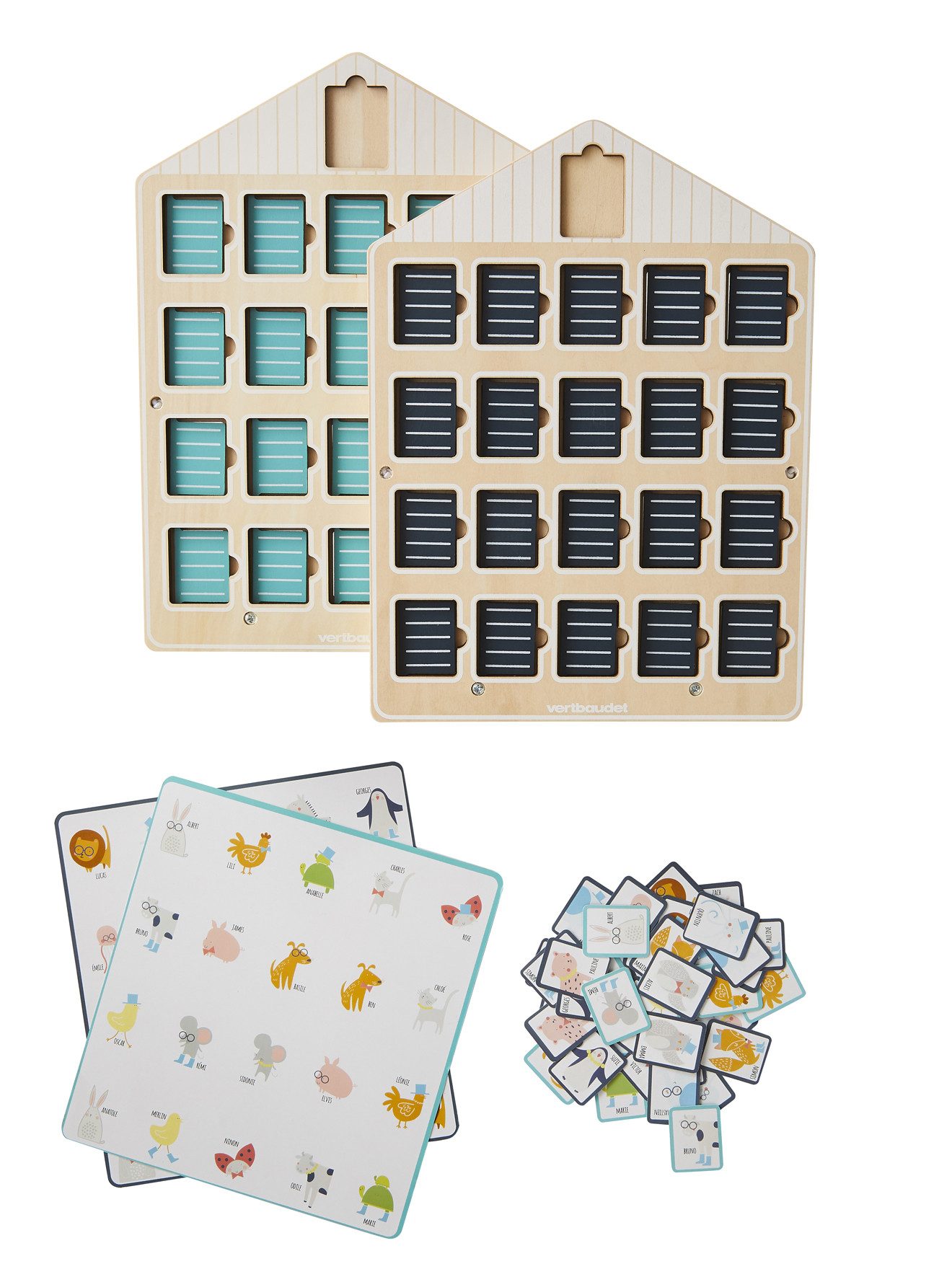 vertbaudet Lernspielzeug Kinder Wer-ist-es-Spiel, Holz FSC® günstig online kaufen