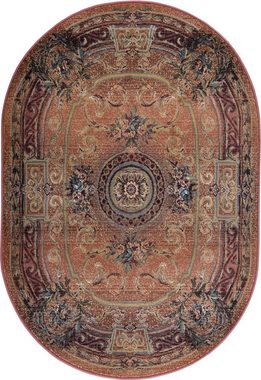 Teppich Gabiro 856, THEKO, oval, Höhe: 10 mm, Kurzflor, Orient-Optik, ideal im Wohnzimmer & Schlafzimmer