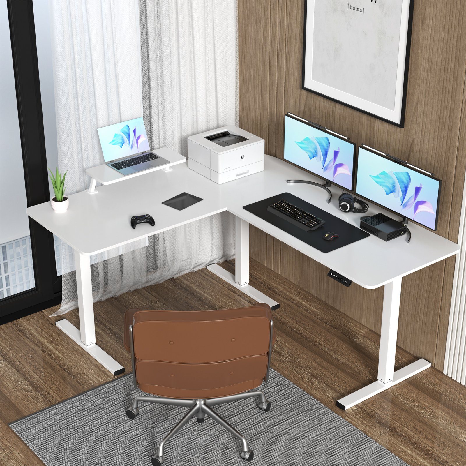HOMALL Schreibtisch 160 x 140cm Eckschreibtisch günstig online kaufen