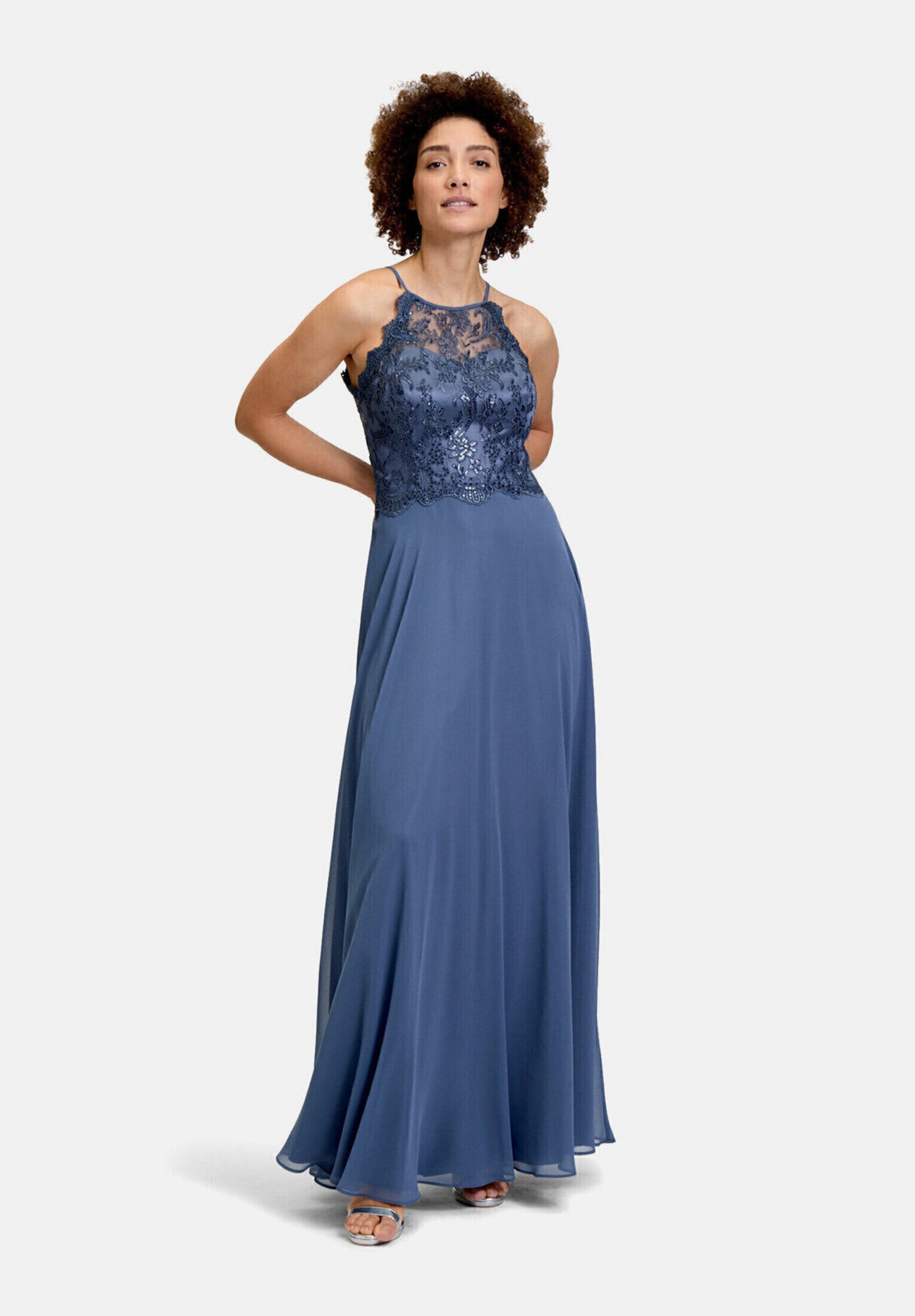 Vera Mont Abendkleid Damen rückenfrei Spitze