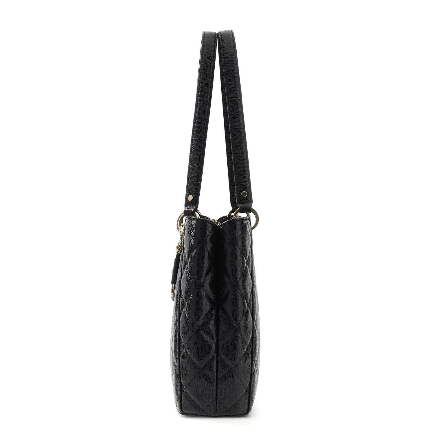 Guess Umhängetasche GUESS Shopper Libby Noel Tote Black (1, 1-tlg., 1)
