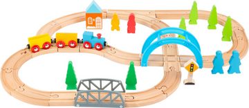 Small Foot Spielzeug-Eisenbahn Holzeisenbahn Große Reise
