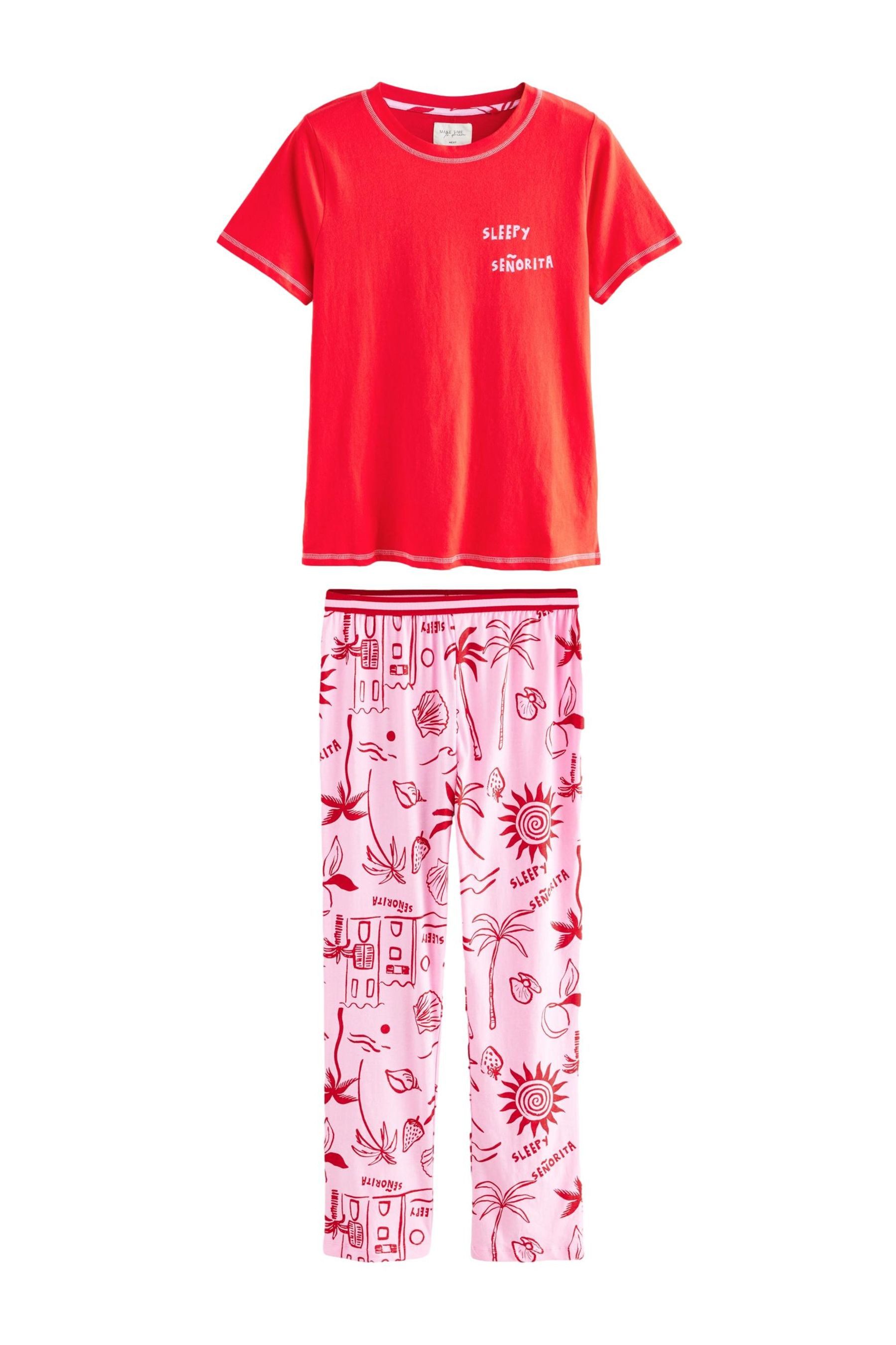 Next Pyjama Kurzärmeliger Baumwoll-Pyjama (2 tlg) günstig online kaufen