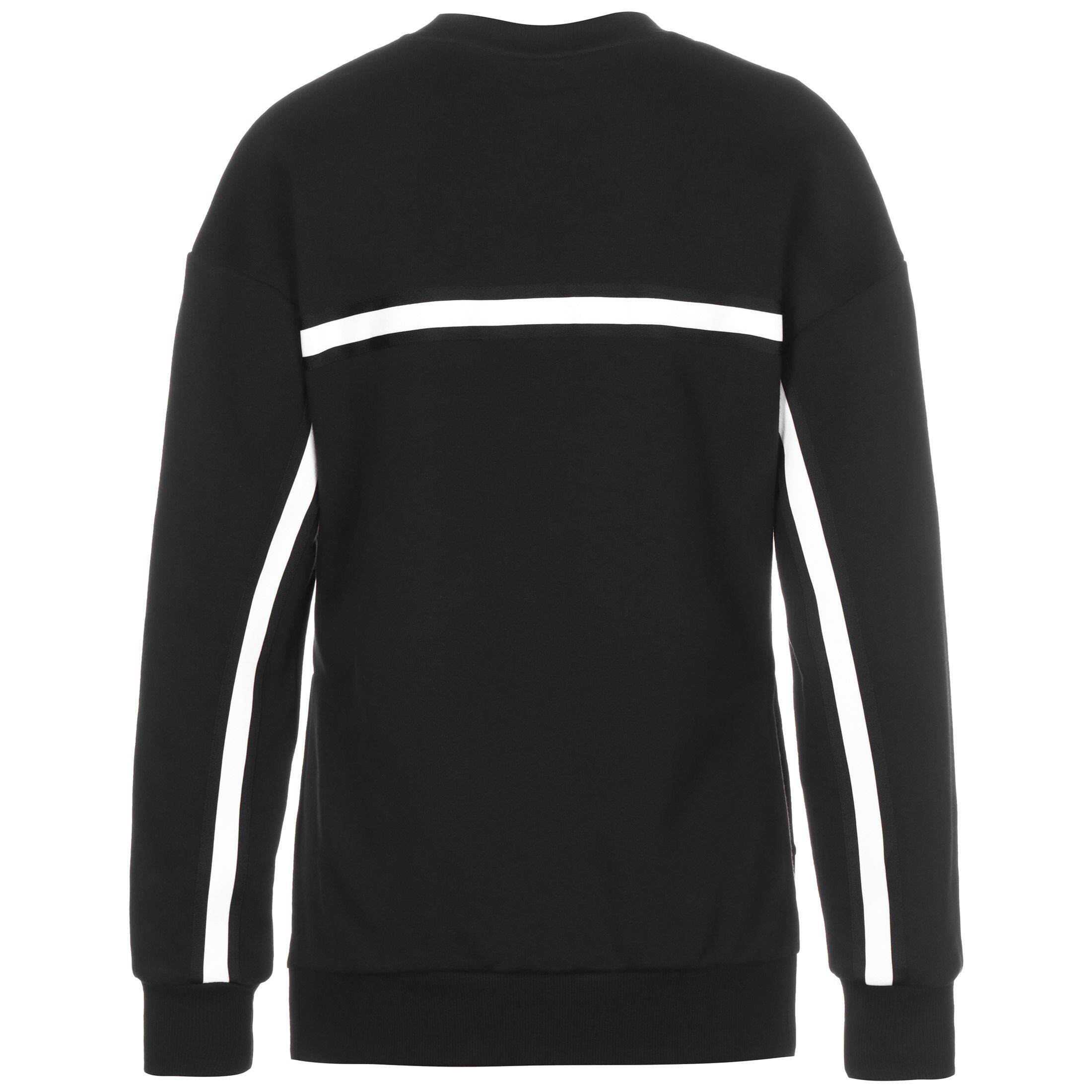 / Damen New Essentials Sweatshirt weiß schwarz Sweatshirt Crew Balance ID