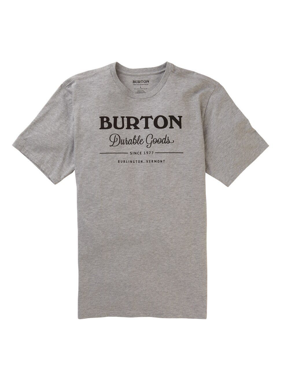 Versandhandel mit großer Produktauswahl Burton T-Shirt Heather M T-shirt Durable Shortsleeve Goods Gray Burton Mb