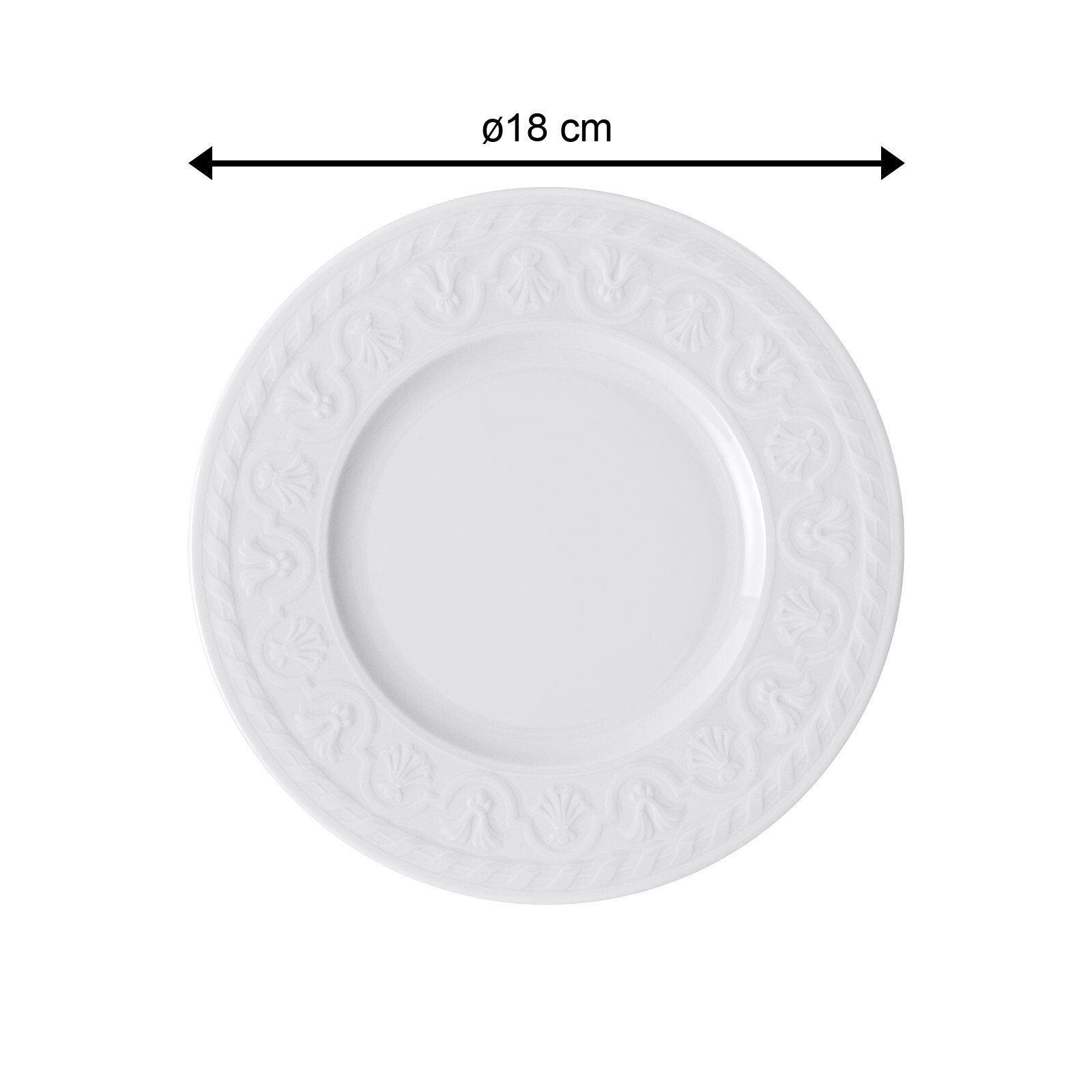 Villeroy & Boch Brotteller Cellini Brotteller ø 18 cm 6er Set, (6 St)