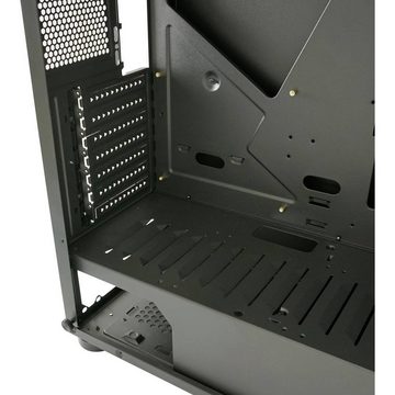 LC-Power PC-Gehäuse Interlayer X PC-Gehäuse, Integrierte Beleuchtung, Seitenfenster, Staubfilter
