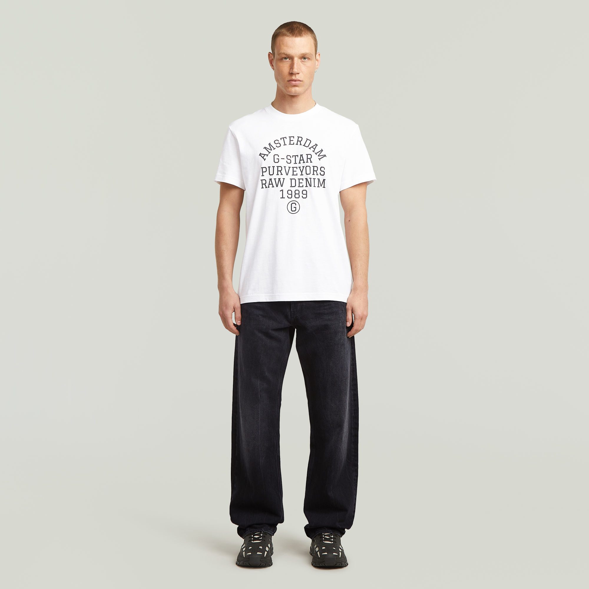 G-STAR T-Shirt Purveyors mit Rundhals, Frontprint – Bild 4 von 5