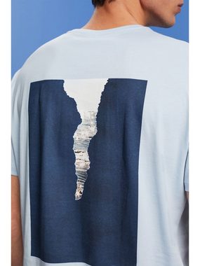 edc by Esprit T-Shirt Jersey-T-Shirt mit Print hinten, 100 % Baumwolle (1-tlg)