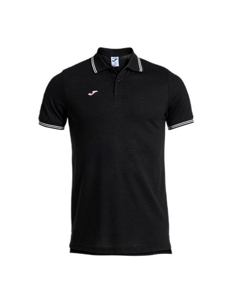 Joma Poloshirt Confort Classic (atmungsaktiv, bequem) schwarz Herren