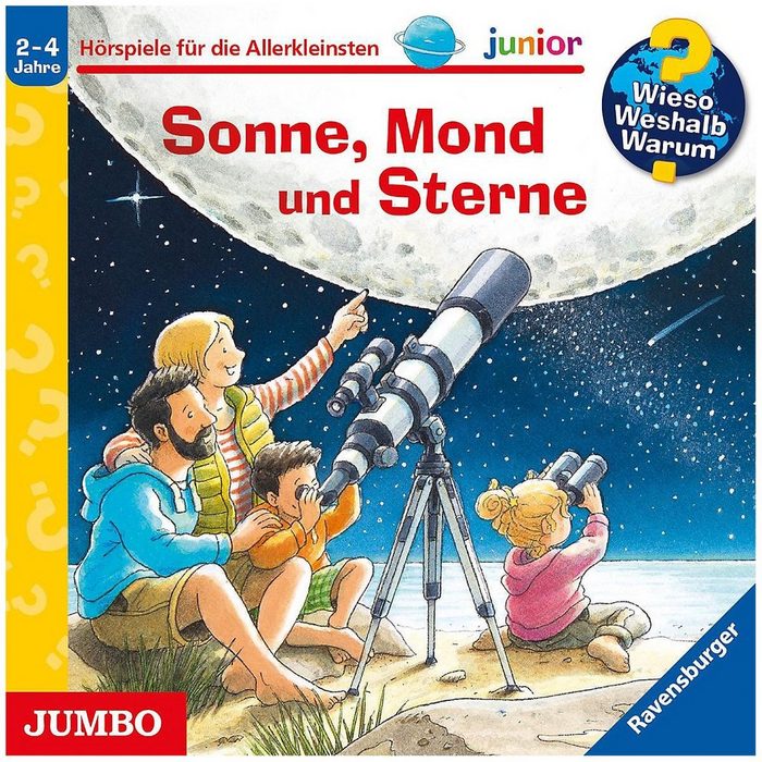 Jumbo Spiele Hörspiel WiesoWeshalbWarum Junior - Sonne Mond und Sterne