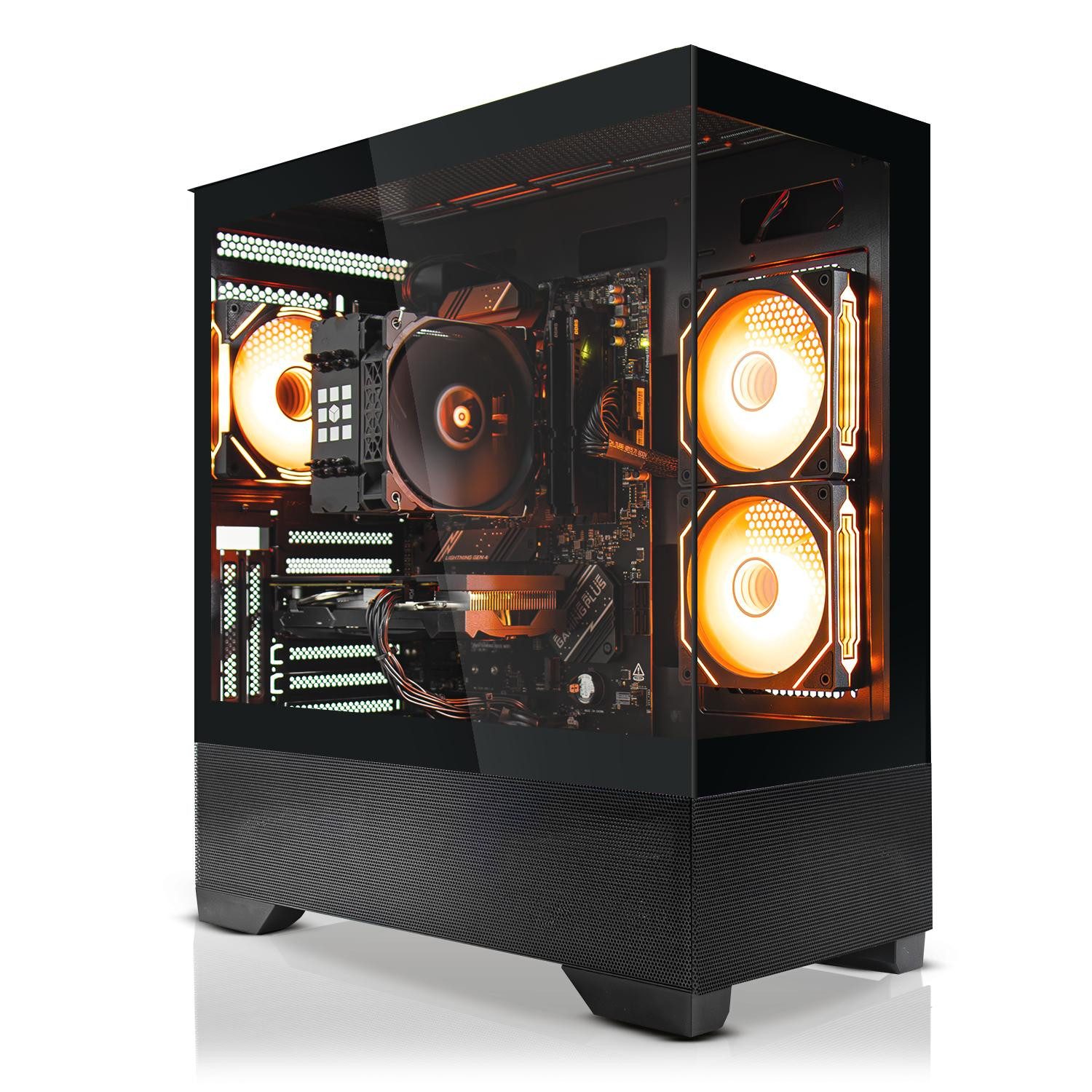 SYSTEMTREFF Intel Core i5-12400F mit Nvidia GeForce RTX 5060 8GB Gaming-PC (Intel 12400F 12400F, Nvidia GeForce RTX 5060, 16 GB RAM, 1000 GB SSD, Luftkühlung)