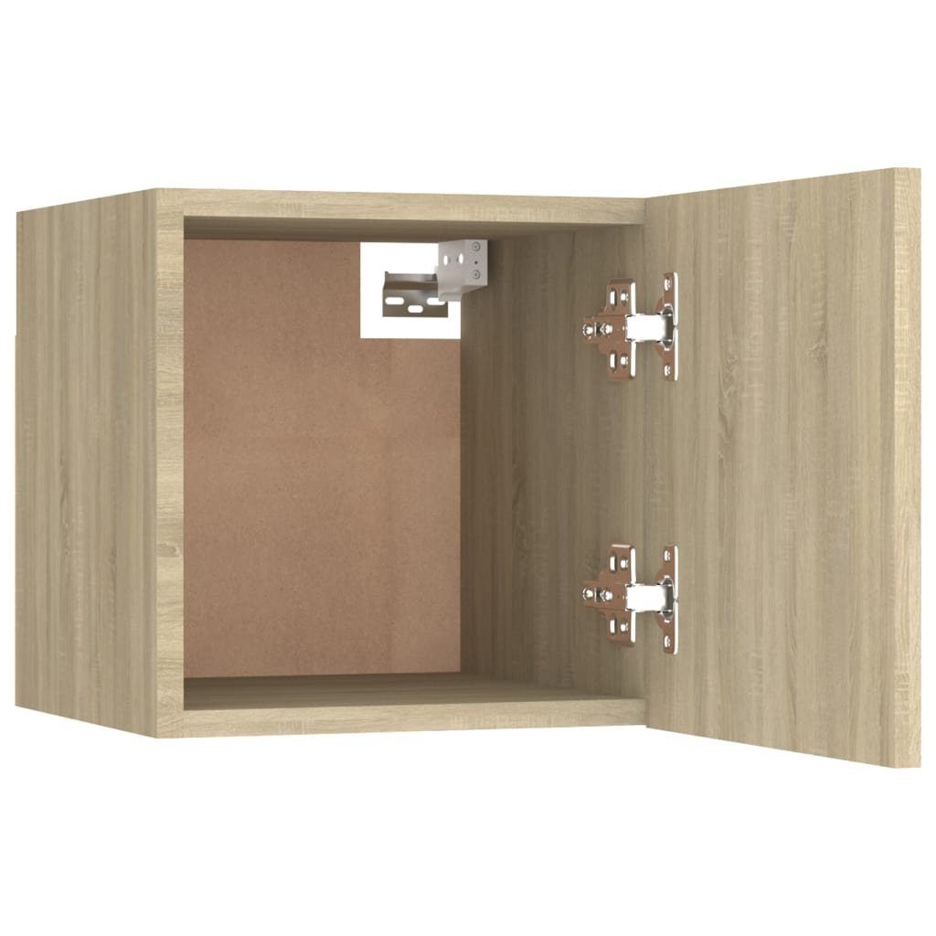 vidaXL TV-Schrank TV-Wandschrank Sonoma-Eiche 30,5x30x30 Sonoma cm (1-St) Eiche