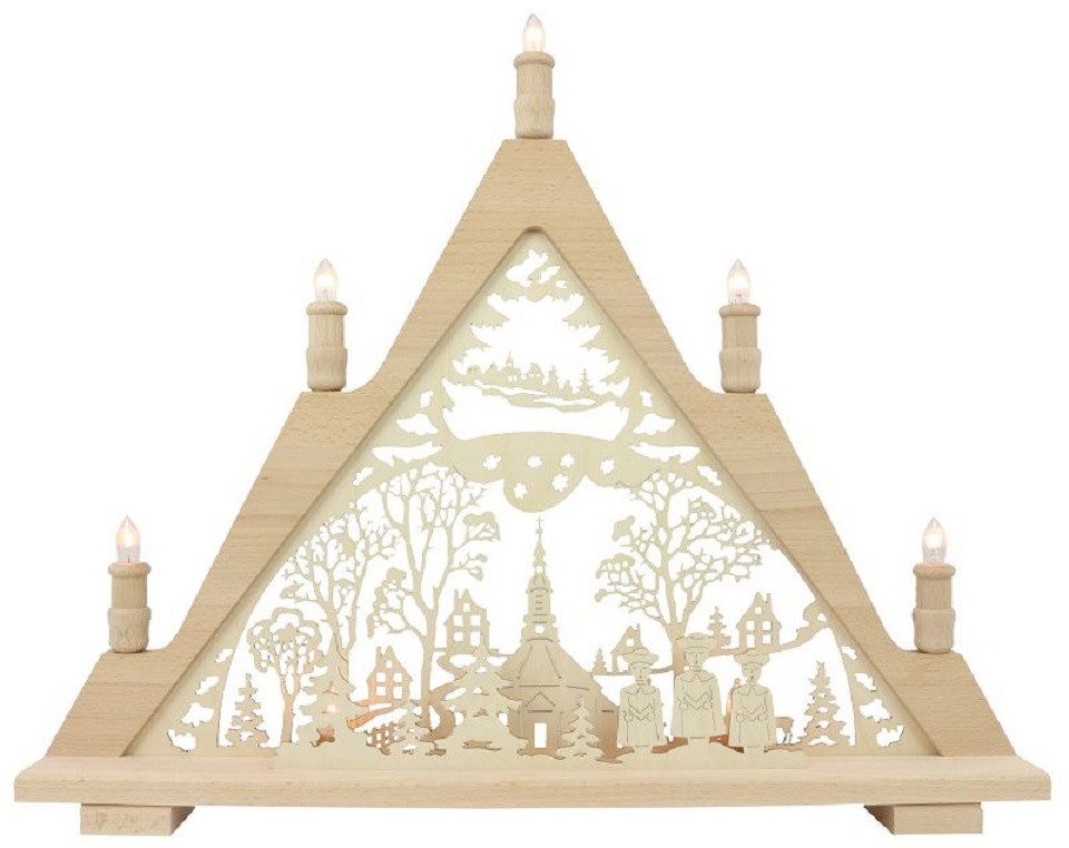 Osterhase Lenk und Sohn Fensterdreieck Seiffener Kirche