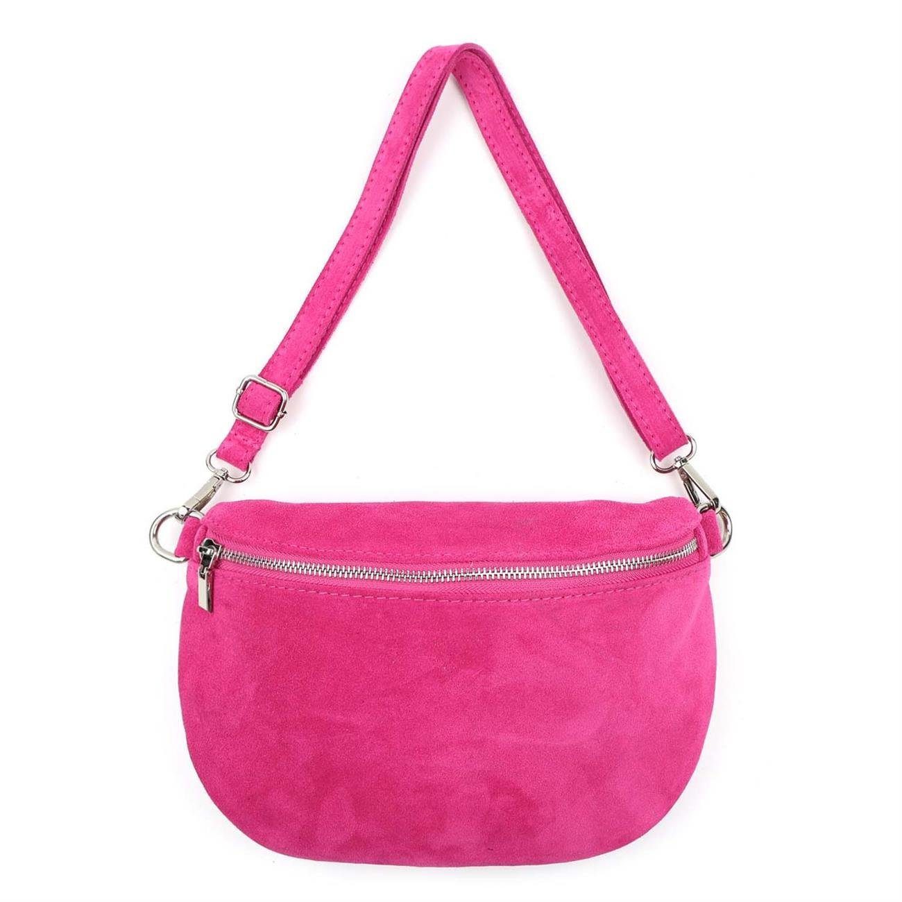 ITALYSHOP24 Bauchtasche Damen Wildleder Gürteltasche Brusttasche günstig online kaufen