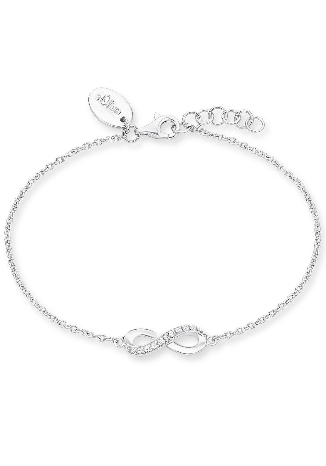 s.Oliver Armband Infinity, mit Zirkonia (synth)