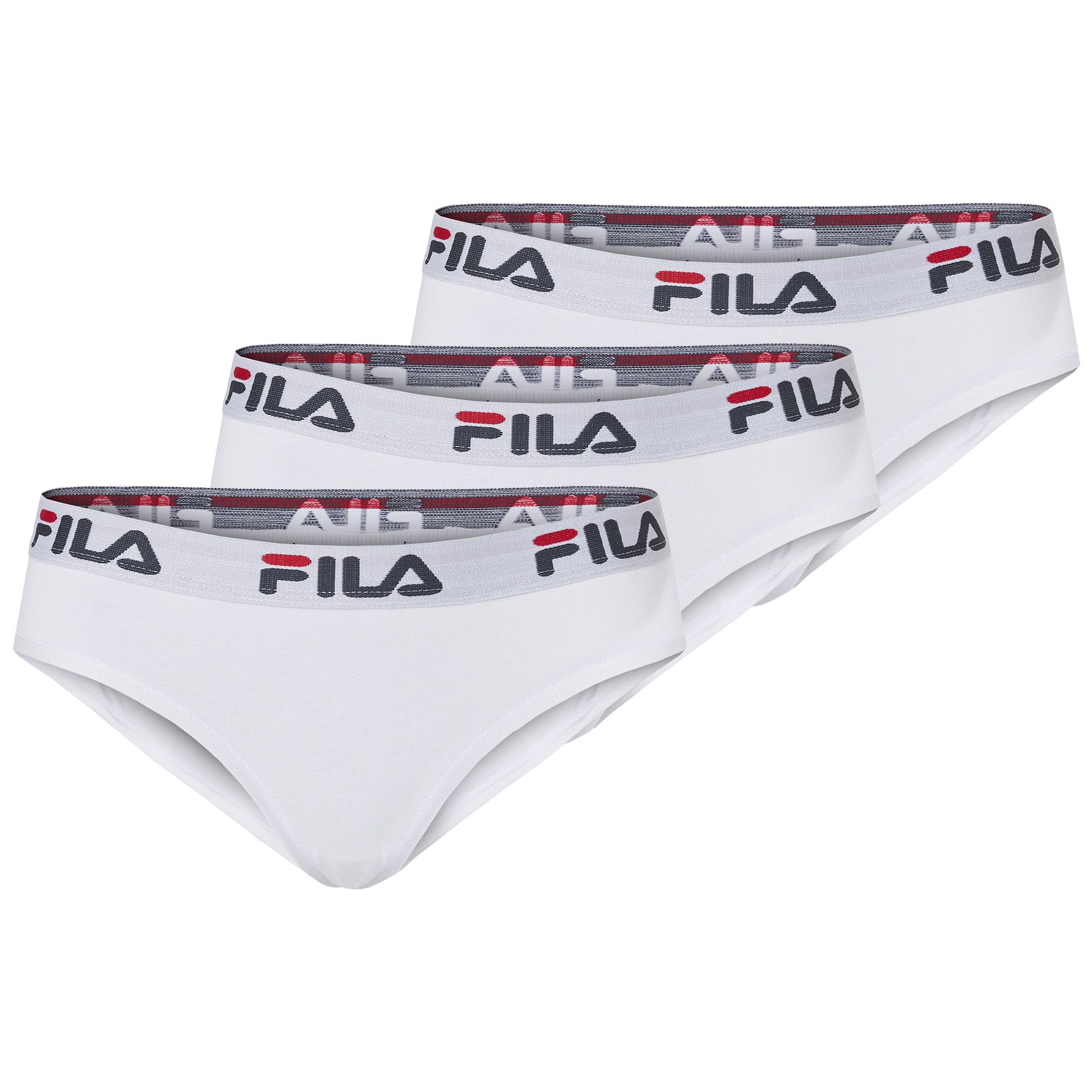 Fila Slip WOMAN BRIEF (3er Pack) mit elastischem Logobund