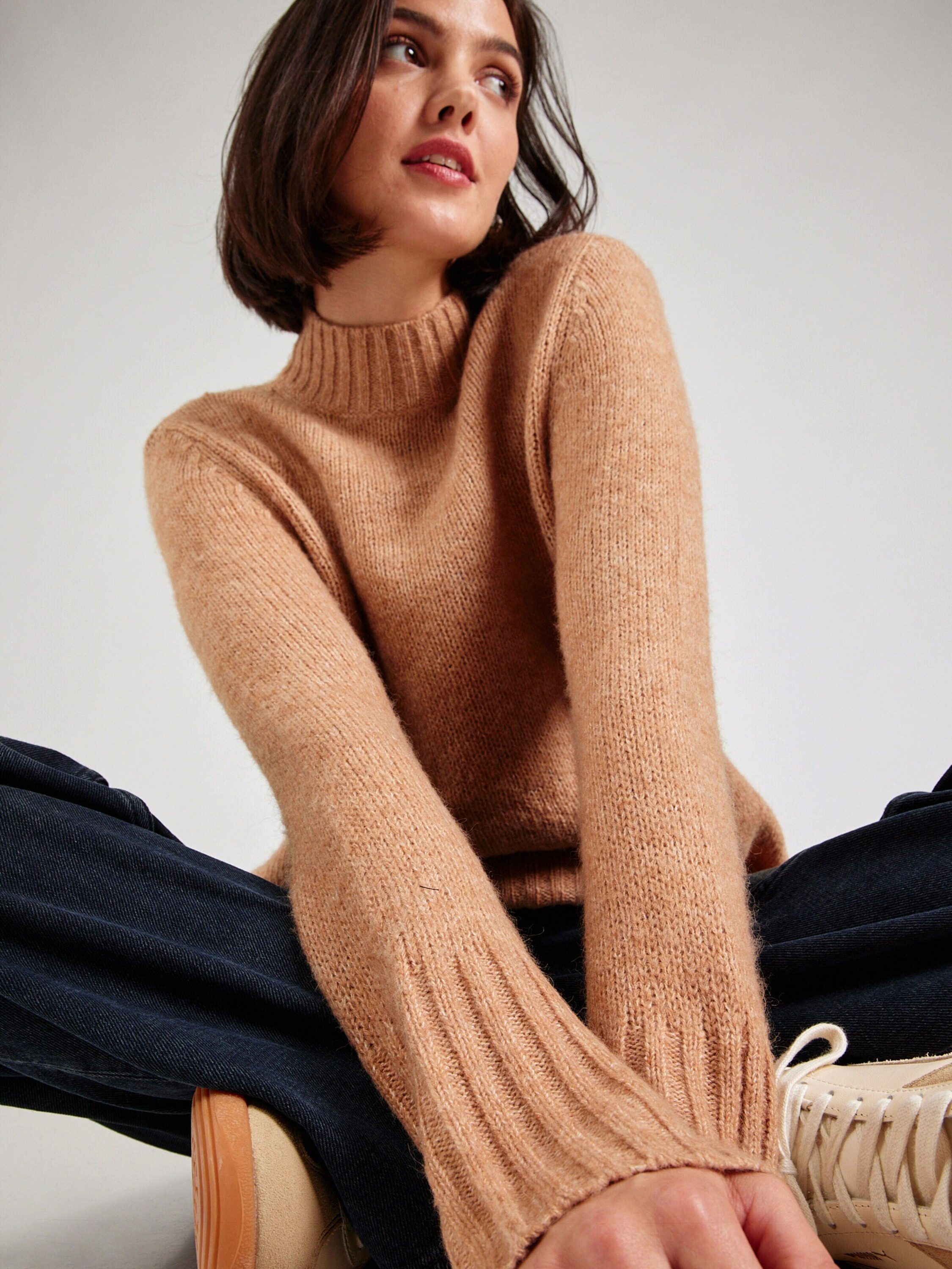 ONLY Stehkragenpullover ONLAYA (1-tlg) Plain/ohne Details