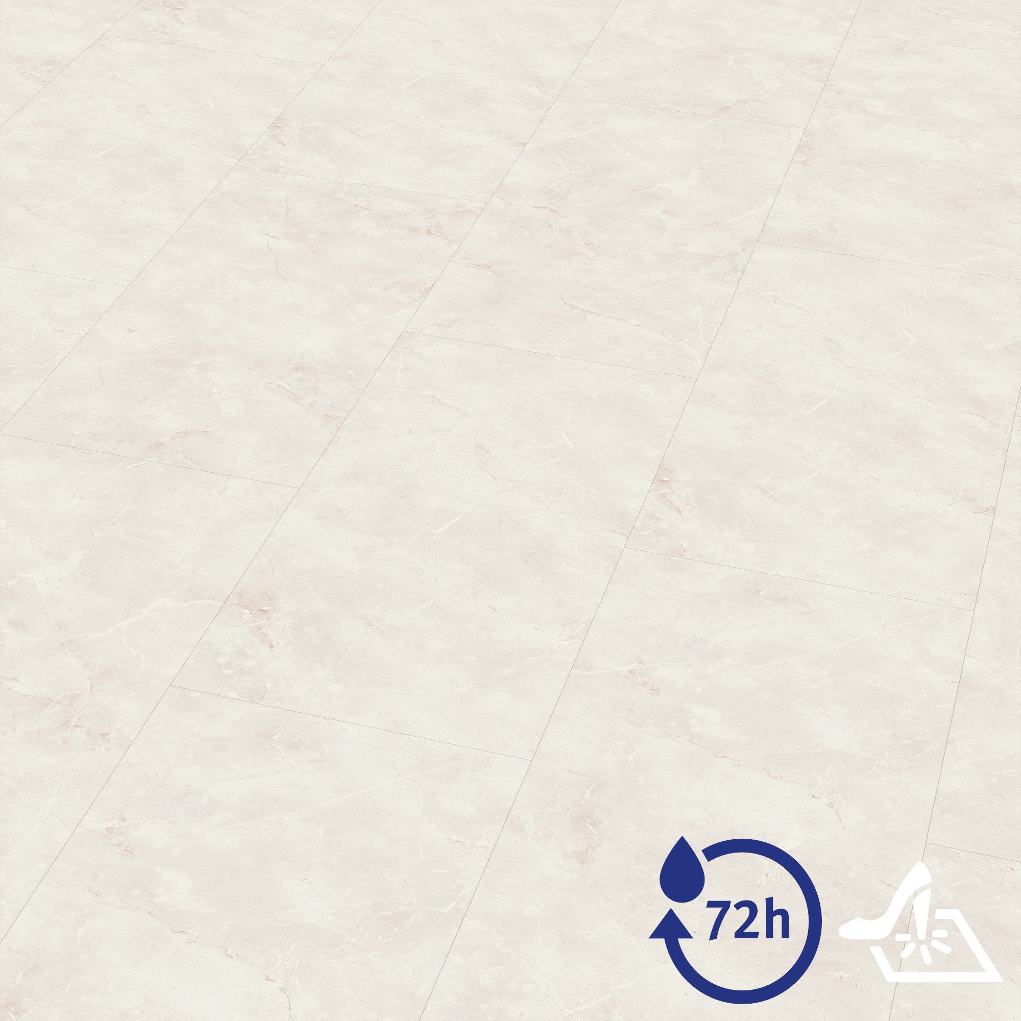 EGGER Designboden Aquadura+ EDF300 Cremona Marmor, (7,5mm, 2,535m), Wasserbeständig & Feuchtraumgeeignet