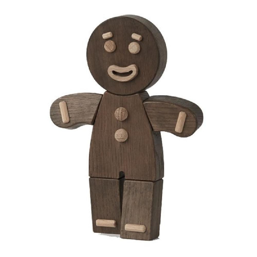 Boyhood Dekofigur Dekofigur Gingerbread Man Lebkuchenmann Eiche geräuchert (19cm)