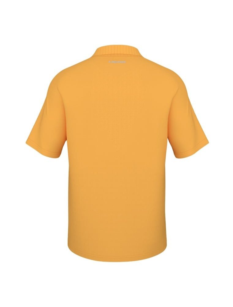 Head Poloshirt Performance 2024 (Polyester-Jacquard, schnelltrocknend) gelb Herren