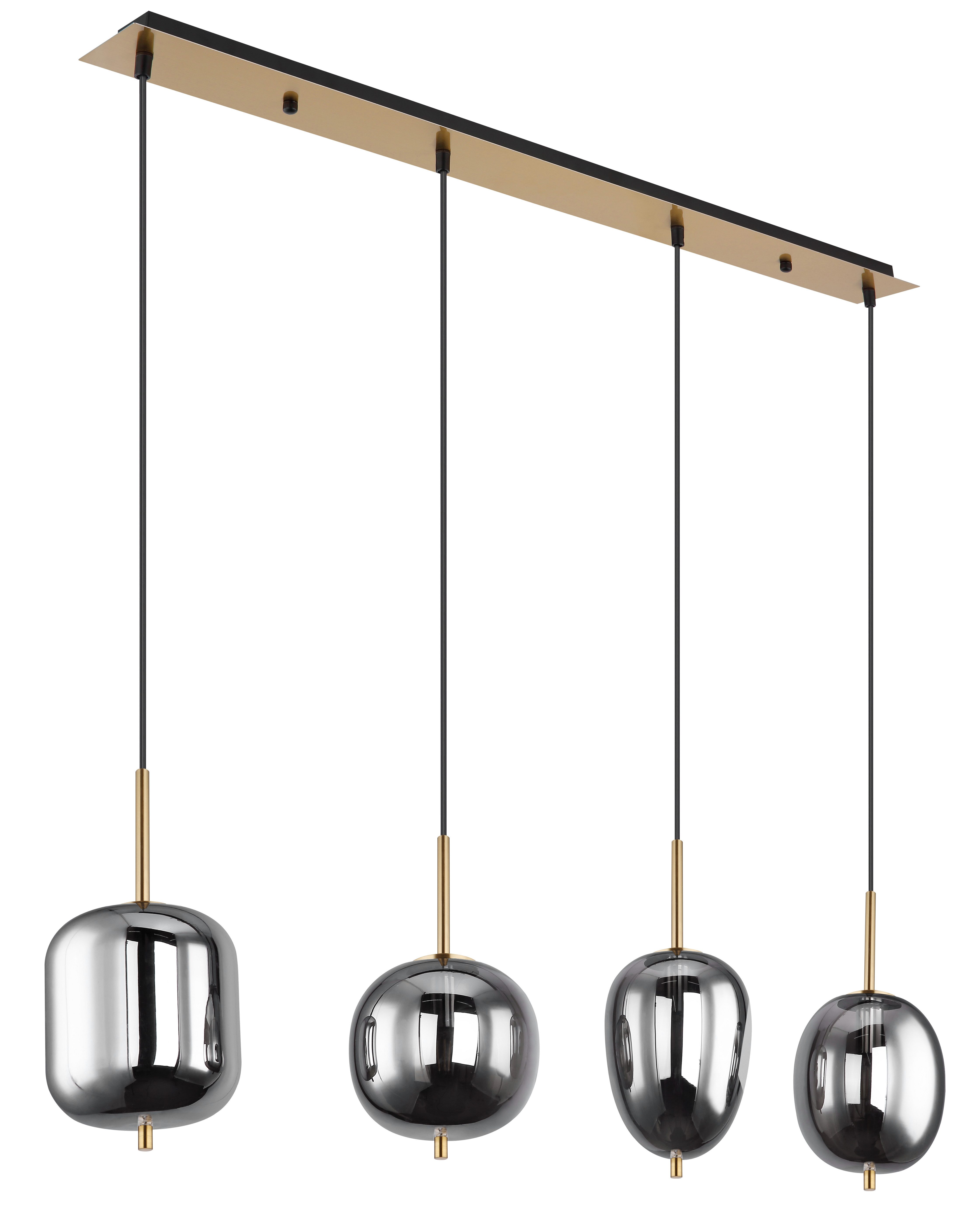 GLOBO LIGHTING Hängeleuchte BLACKY I, ohne Leuchtmittel, Hängelampe/Pendelleuchte/Höhe kürzbar