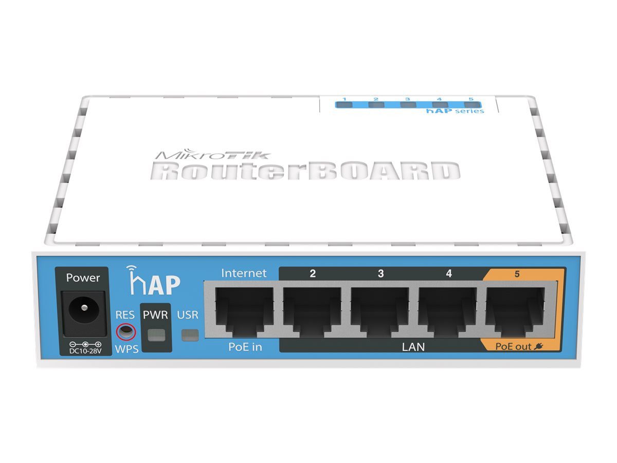 MIKROTIK hAP with 650MHz CPU, 64MB RAM, Netzwerk-Adapter