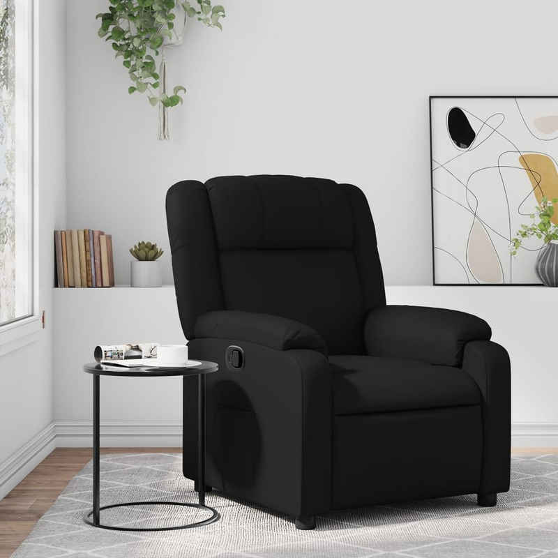 vidaXL Sessel Relaxsessel Schwarz Kunstleder (1-St)