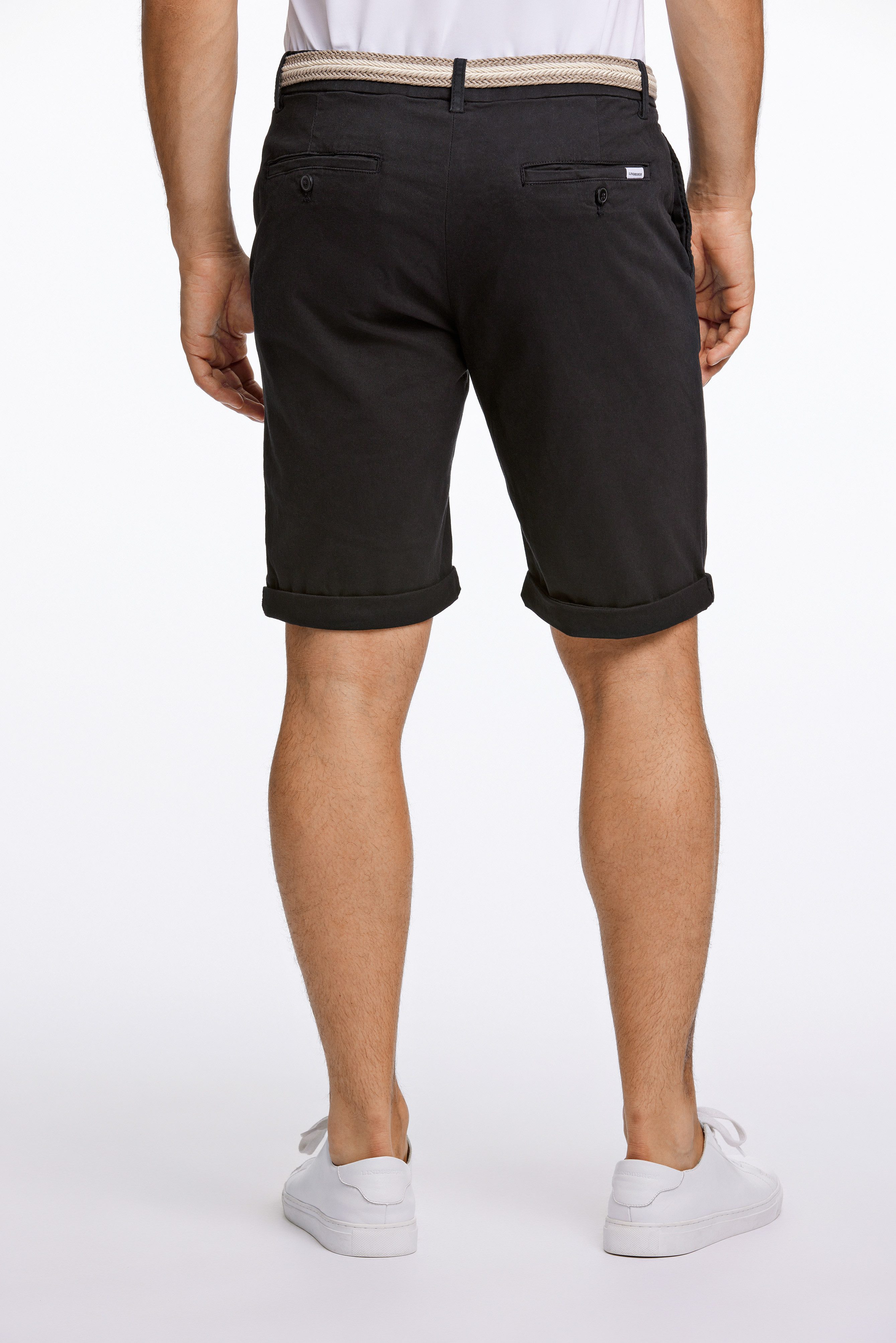 LINDBERGH Chinoshorts (2-tlg) mit Gürtel und Stretch günstig online kaufen