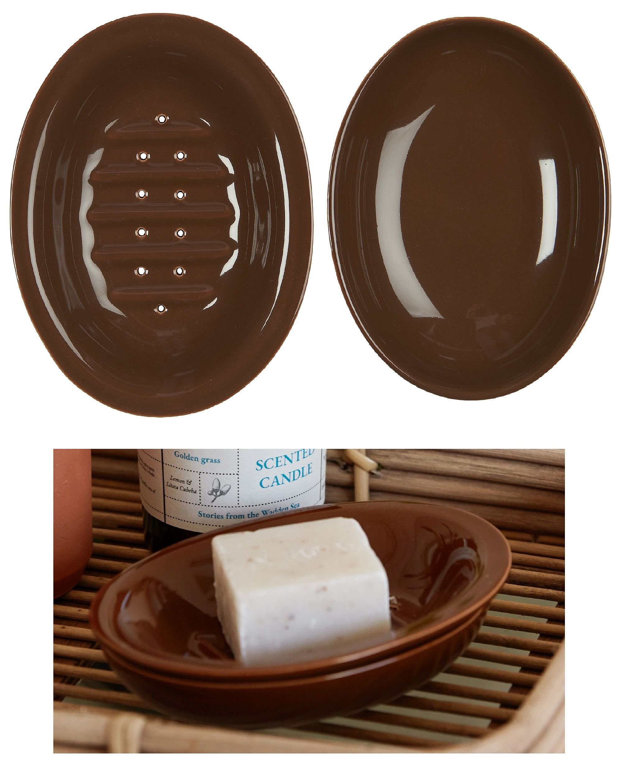 Ib Laursen Seifenschale Ib Laursen - Seifenschale 2-tlg. mit Ablaufschale K günstig online kaufen