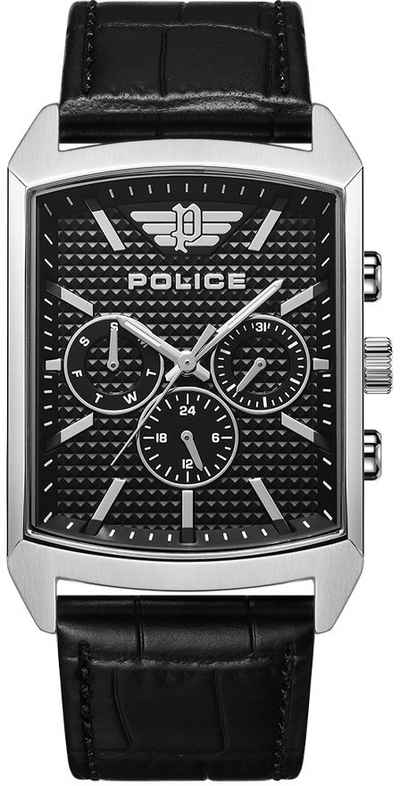 Police Multifunktionsuhr SALEVE, PEWJF2204801, Armbanduhr, Quarzuhr, Herrenuhr, Datum