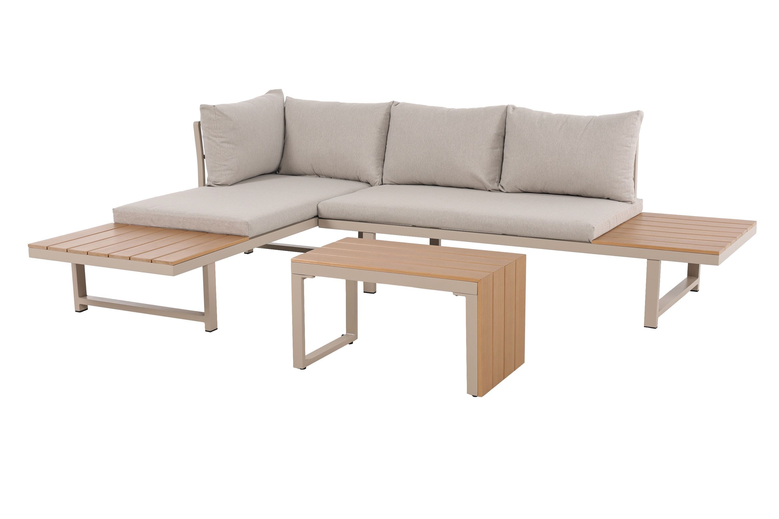 casa NOVA Gartenlounge-Set casa NOVA Lounge-Set GRUMO BHT 175x70x72 cm bunt Gartenset