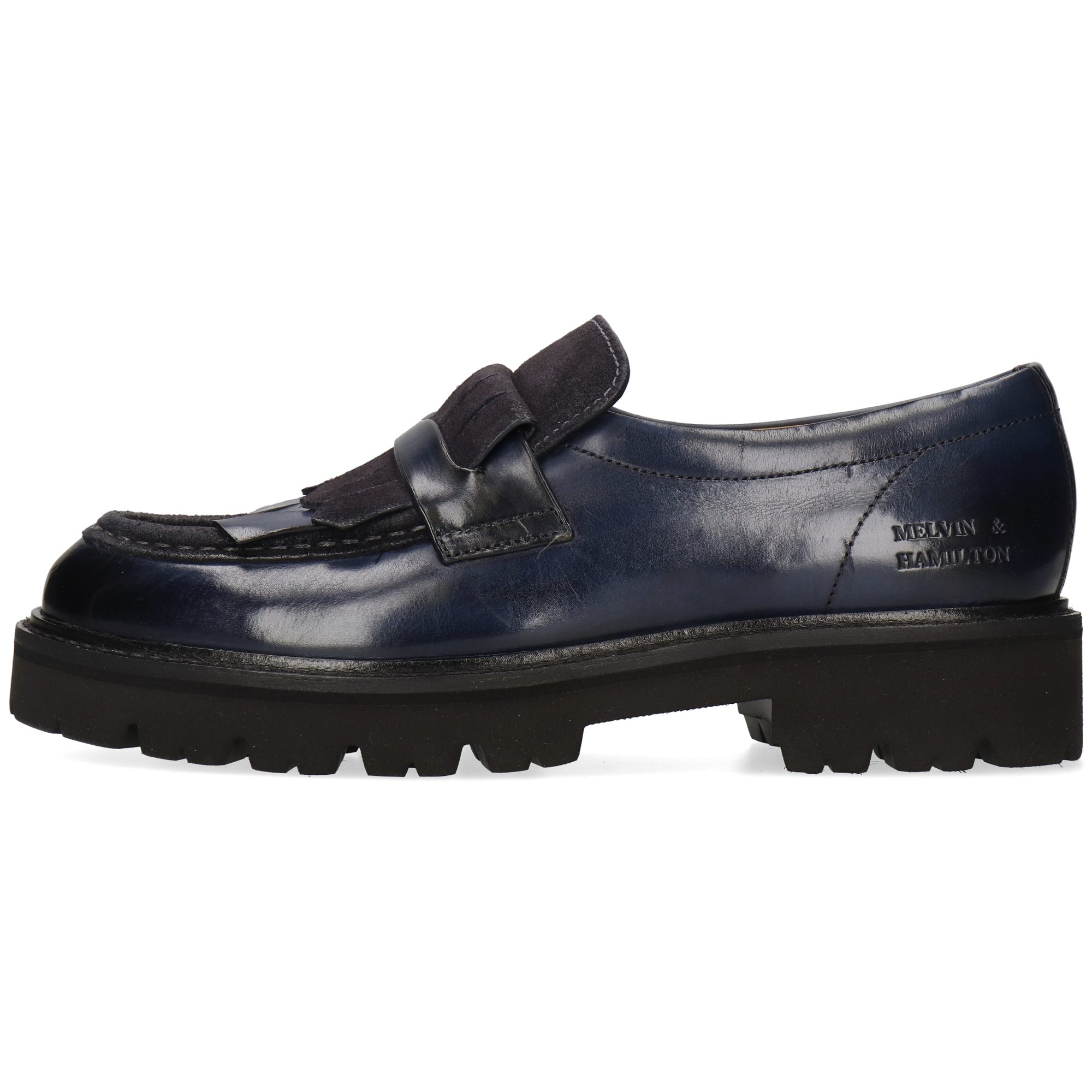 Melvin & Hamilton Regine 29 Leder-Loafers für Damen Loafer Plateausohlen, Echtes Leder, Vegetabile Gerbung